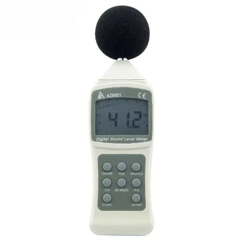 Calibrated AZ8921 3-bit Noise Meter, Decibel Sound Level Meter 8921 Handheld Noise Meter