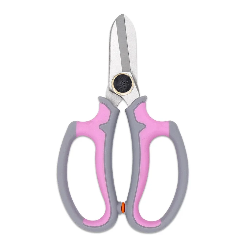 Dobeli Pruning Shears 3cr13 Steel Flower Branch Floral Home Garden Scissors Grip PP Handle Gardening Tools