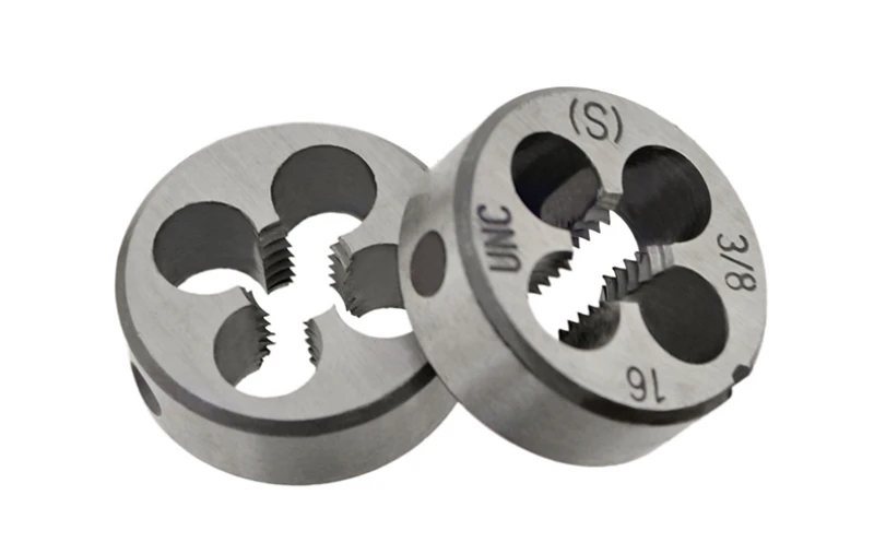 Weiyi 1-teilige Gewindeschneideisen aus legiertem Stahl 1/2-13" 1/4-20" 3/8-16" 5/16-18" 4-40" 6-32" 8-32" 10-24" UNC Gewindeschneideisen Metallgewindewerkzeuge – Detail 4