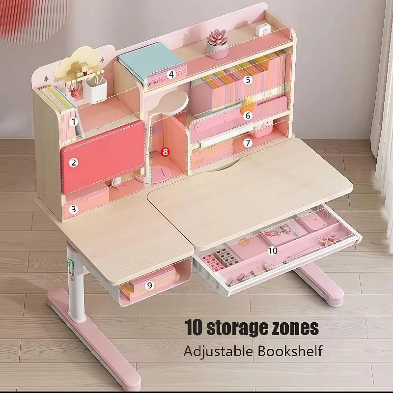 طاولة الأطفال طالب المهنية دراسة البراز مكتب أطفال أثاث أطفال Mesa Para Computador الاطفال طاولة الدراسة وكرسي #6