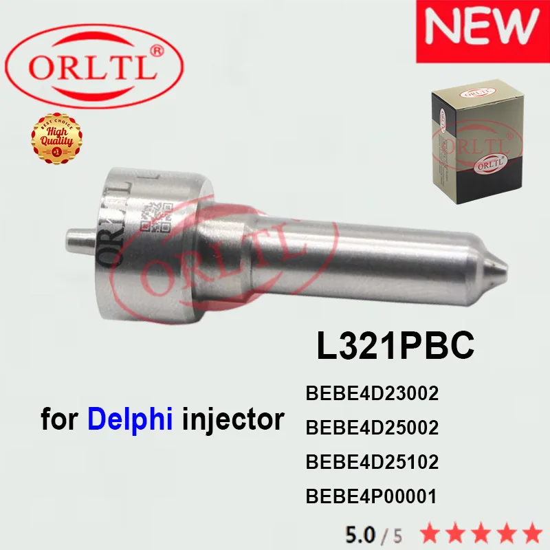 L321PBC Nozzle Tip L321PBD For Delphi BEBE4D25002 VOE21371676 BEBE4D23002 BEBE4D25102 BEBE4P00001 Common Rail Fuel Injection