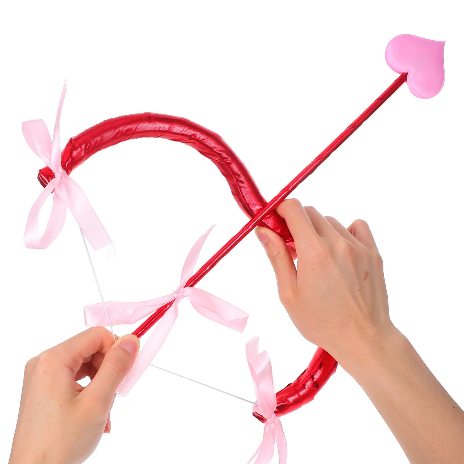 

Комплект костюма Купидона, аксессуары для вечеринки на День святого Валентина, легкий блестящий реквизит для косплея для женщин и детей, Хэллоуин, День святого Валентина