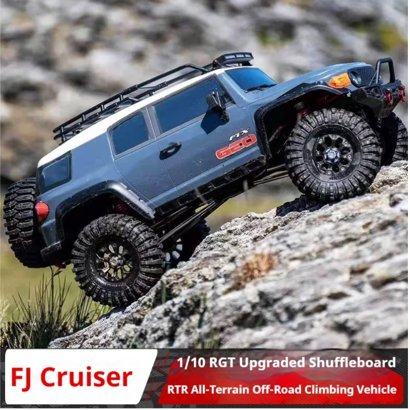 RGT EX86120 Skala 1:10 Truk RC Crawler 4WD Off-Road dengan Sasis Logam & Peredam Kejut Oli Mobil Remote Control Profesional untuk Hadiah Ulang Tahun