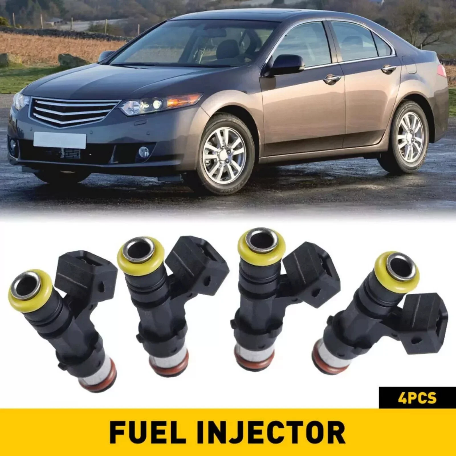 4/8Pcs Fuel Injector 210LB 2200CC For Honda Audi Mazda Dodge LS3 LS7 Methane GAS Petrol E85 Racing CNG 0280158830 0280158829