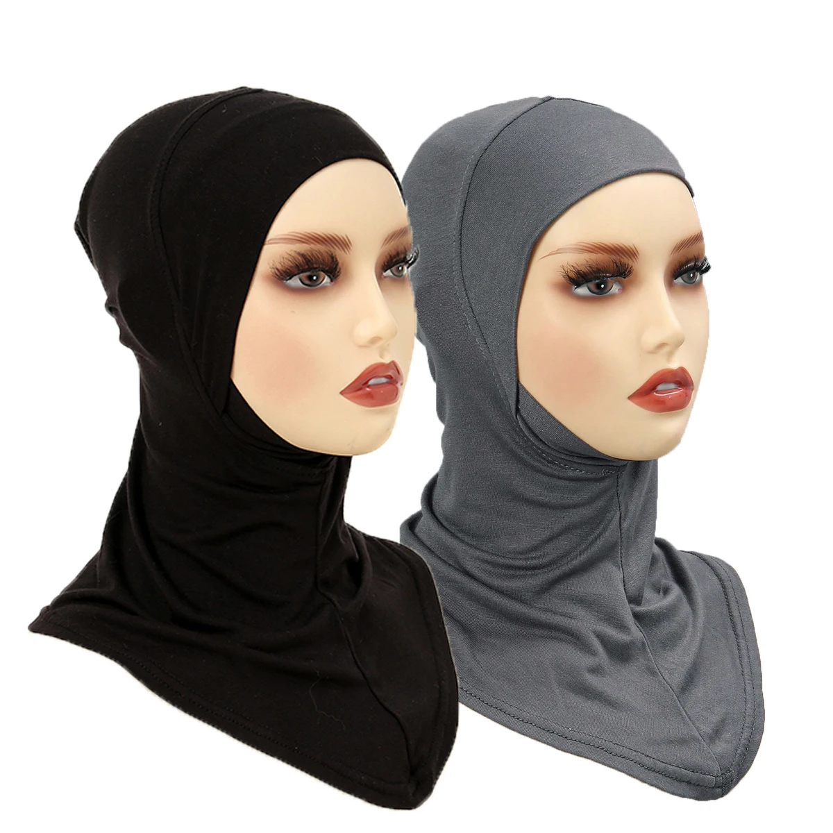 Chin cap solid color  Light and soft  Mercerized cotton is convenient for headscarves  Ethnic cap   Women's  Simple and fashiona