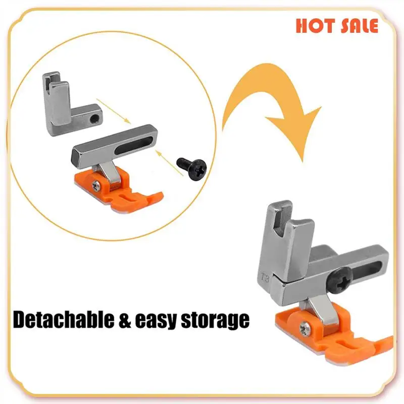 ABFA T3 Universal Presser Foot Left And Right Single-Sided Multi-Function Plastic Three-In-One Presser Foot