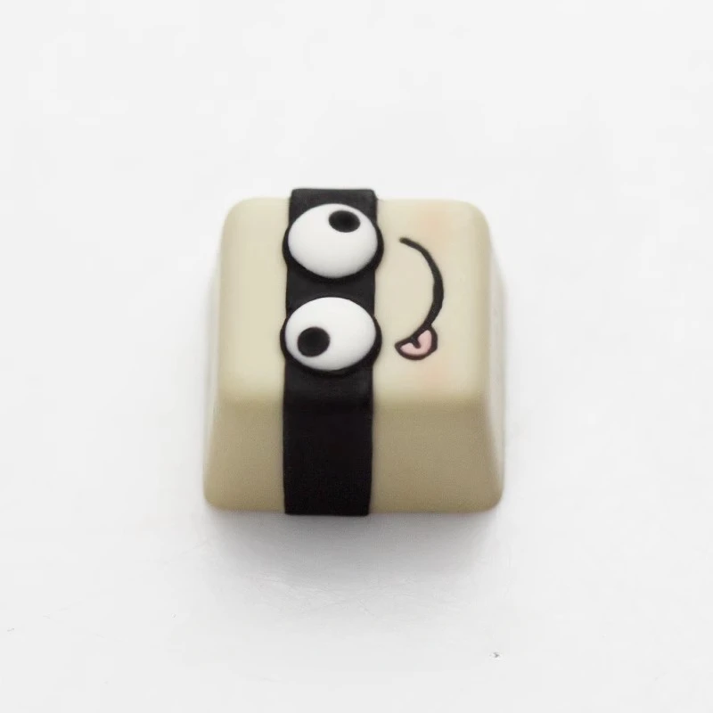 Funny Expression Anime Key Cap Resin Handmade Keyboard Caps Customized 3D Artisan Keycaps for Mechanical Keyboard Accessories