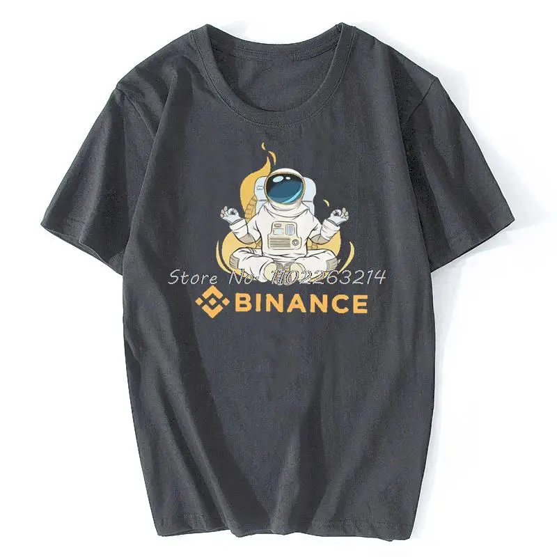 الجدة التي شيرت Binance BNB Crypto TRX عملة Crytopcurrency الرجال Harajuku الصيف القطن تي شيرت المتضخم الشارع الشهير #3