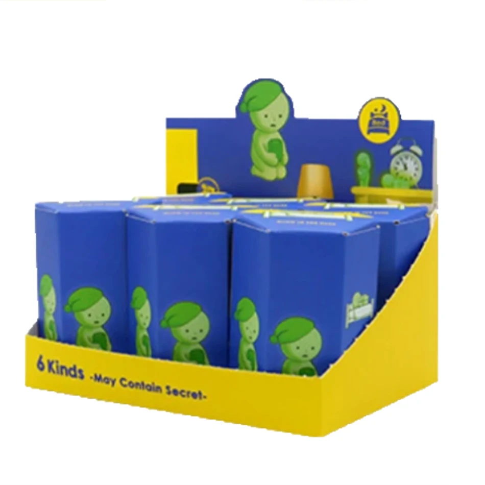 Cadeau : Boîte mystère surprise de figurines d'action luminescentes vertes de plusieurs séries, modèle de décoration de bureau