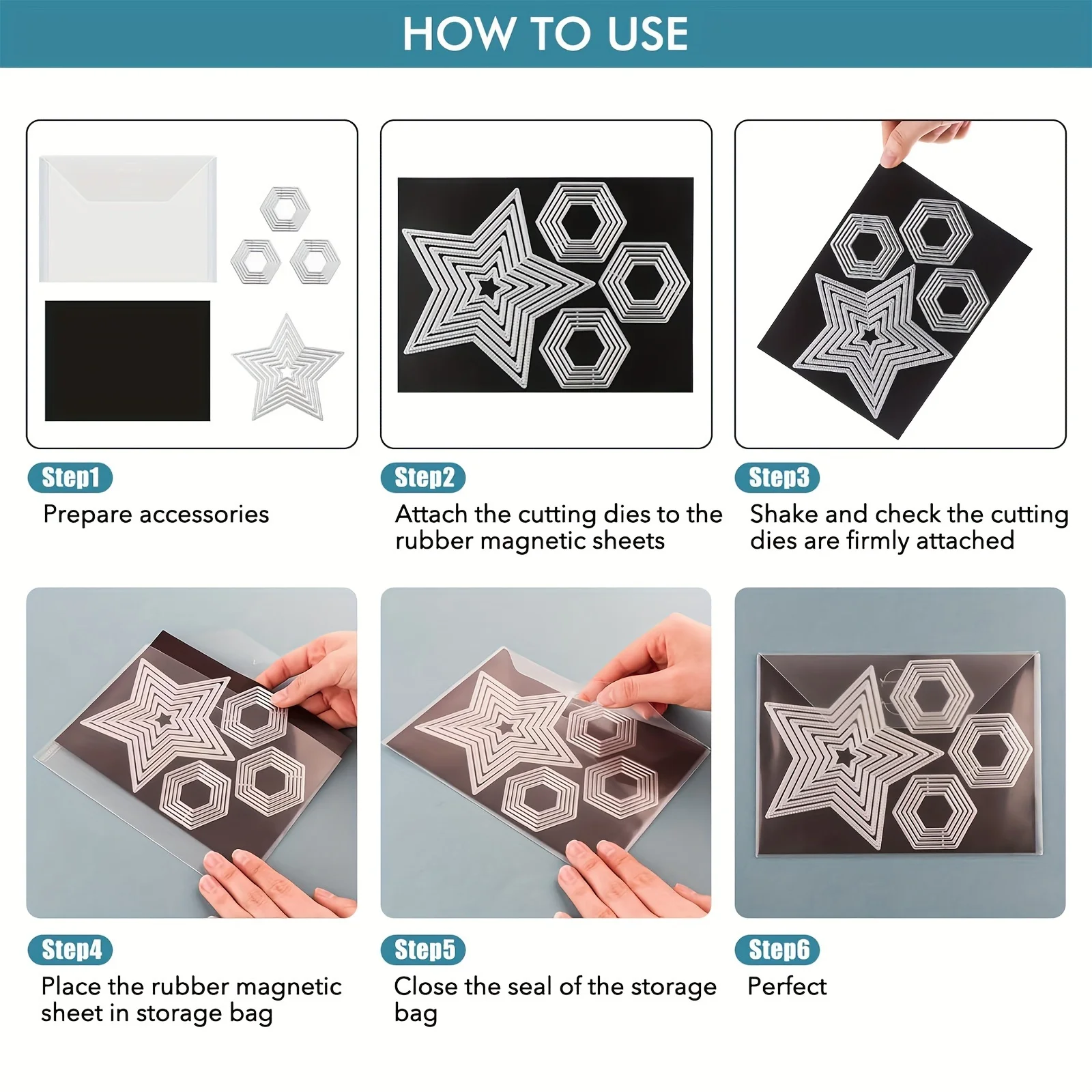 10 PCS A4(210*297mm) Single-Sided Versatile Magnetic Storage Sheets - Easy Organizer for Stamp & Die Collections