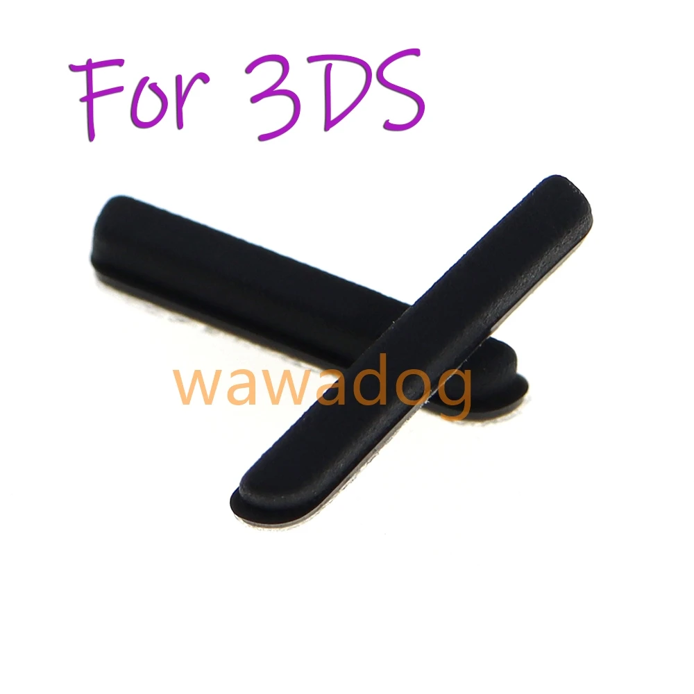 Nintendo 3DS Console Rubber Feet Cover, caixa baixa, Silicone Pad Substituição, 2 Par