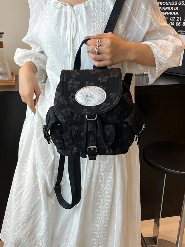 

Hefei 2025 New Women's Casual Bapa Faionable Small Design Korean Sle Versatile Student Class Bookbag Lightweight