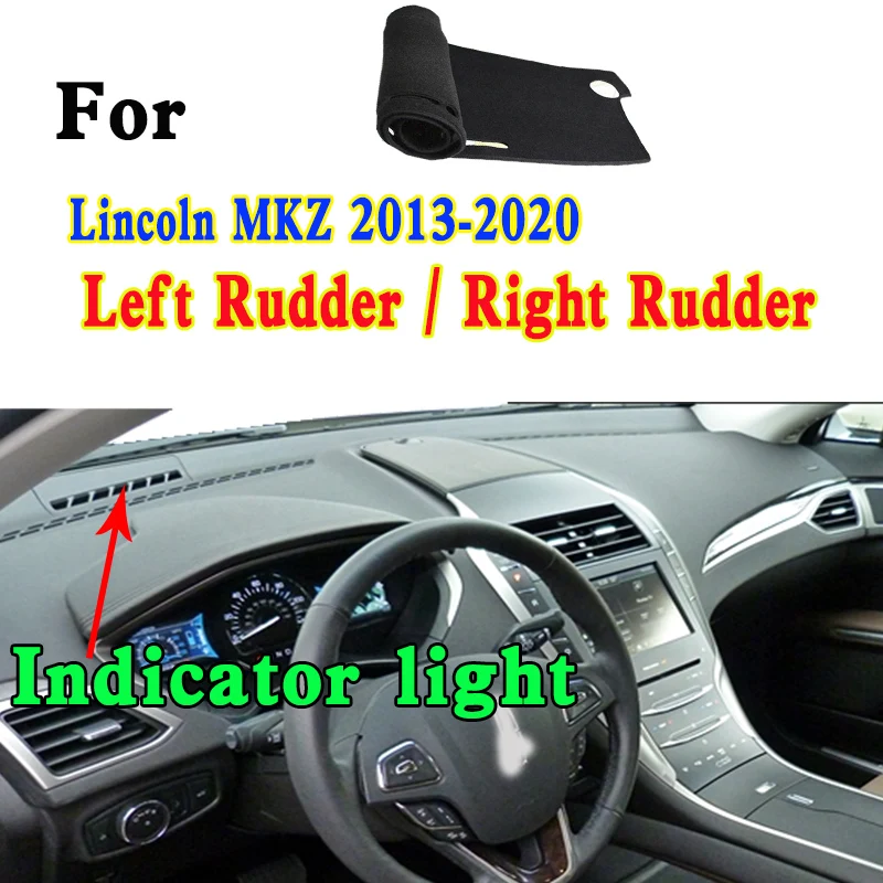 

For 2013-2020 Lincoln MKZ Pros Accessories Dashmat Dashboard Cover Instrument Panel Insulation Sunscreen Protective Pad