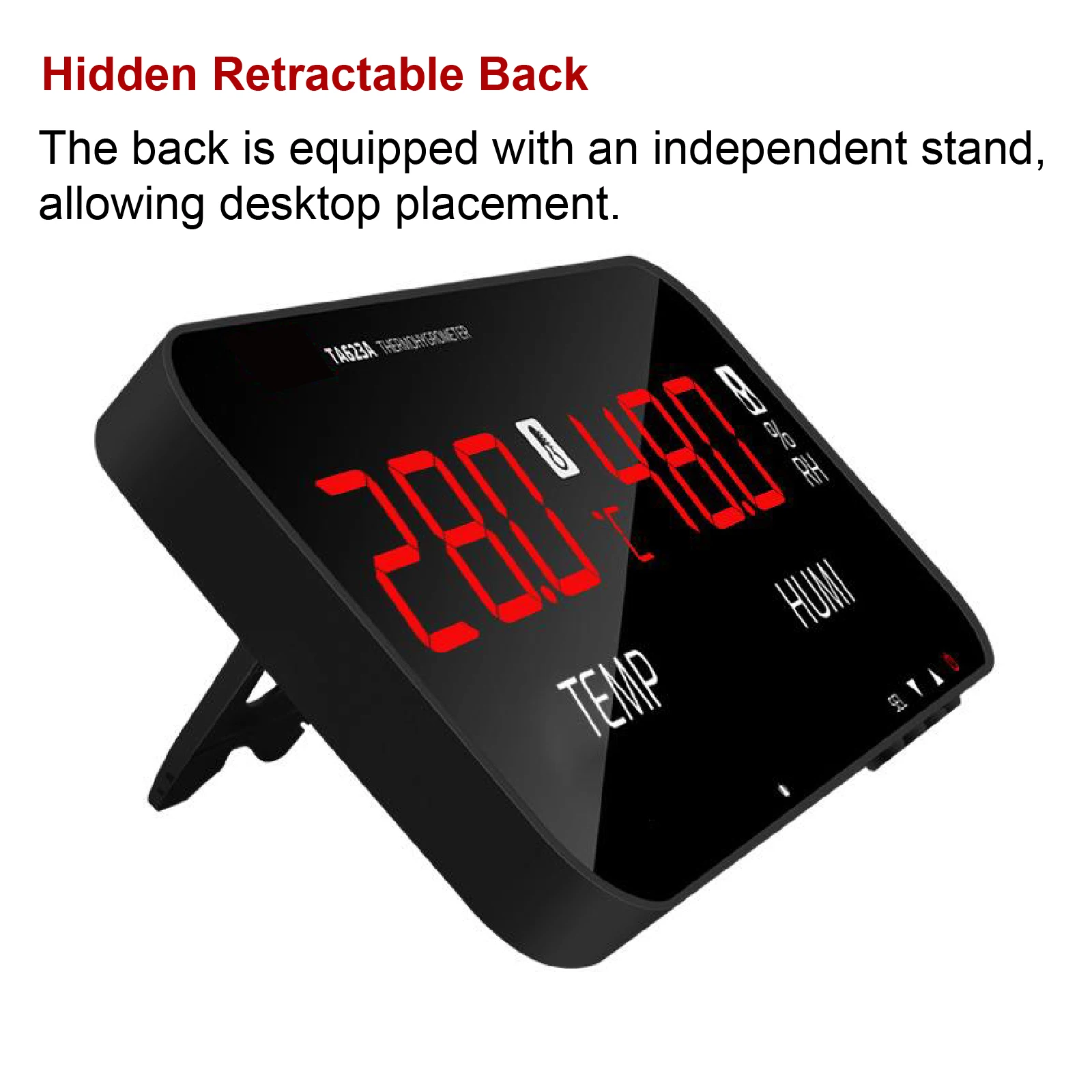 For Warehouse Factory Indoor Monitoring TA623 Wall Mounted Digital Thermo-Hygrometer -20~80°C with Sound and Light Alarm