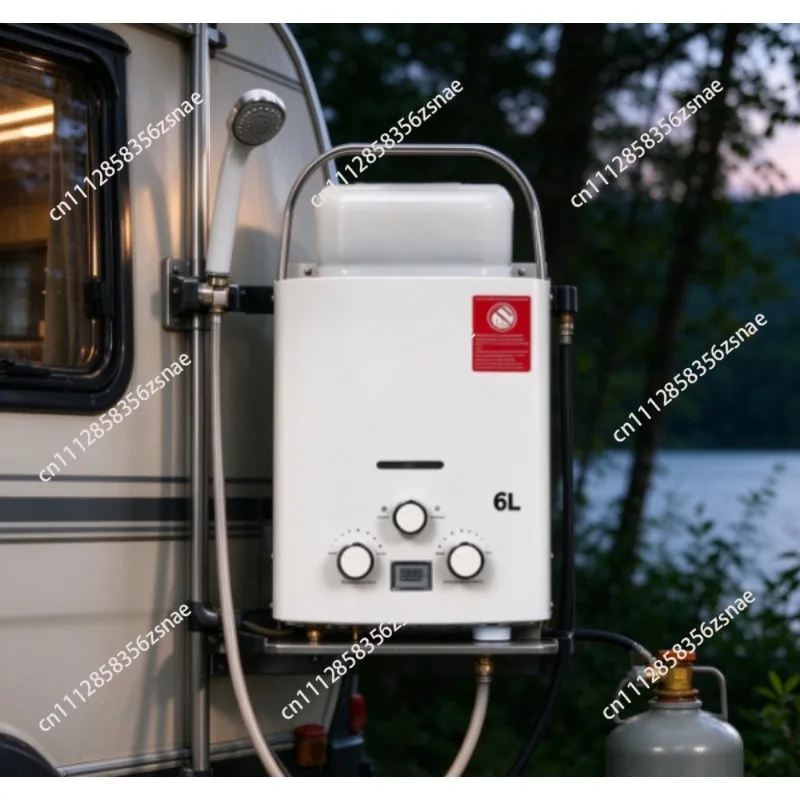 Portable Gas Water Heater Handheld Outdoor Camping Caravan Instant Hot Water Supply For Travel And Off Grid Use