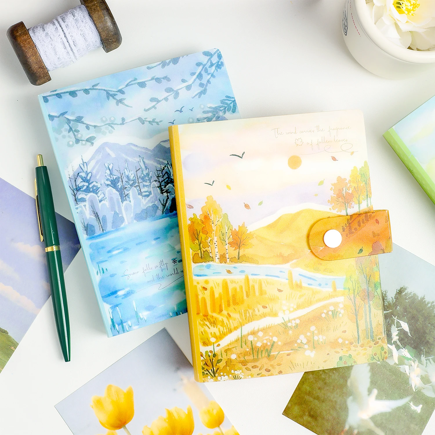 40 Blatt Vier-Jahreszeiten-Lie – Stationery Books Bewertung und Preis