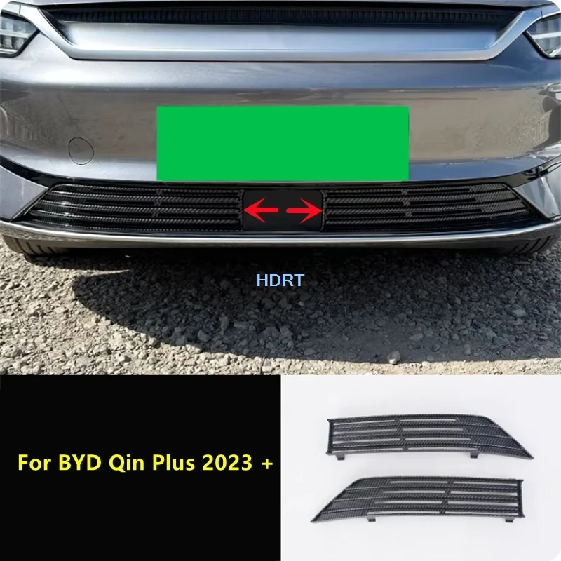 

Car Styling Front Bumper Racing Grills Insect Screen Net Water Tank Dust Proof Cover Accessories Fit For BYD Qin Plus EV 2023 +