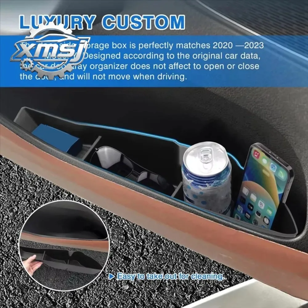 Para Merces Benz GLC300 2023 2024 banja  caja  almacenamiento lateral  puerta, accesorios  banja organizadora lateral  puerta tr