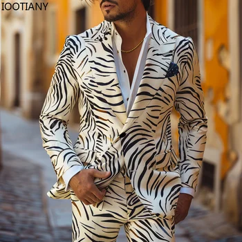 Herren bunte Mal anzug britische Herren anzug Jacken und Hosen Nachtclub Bühne coole Performance Anzüge Hochzeit Bankett Anzüge