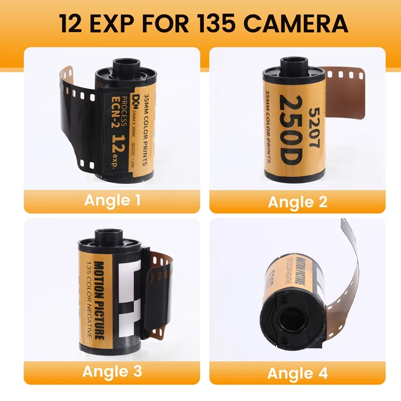 35Mm Color Prints Film Professional Wide Exposure Range ECN 2 Camera Film 12 EXP For 135 Camera