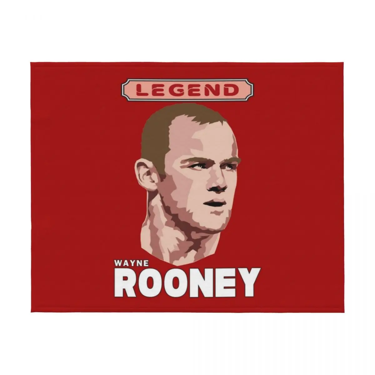 

Wayne Rooney - Football Legend Throw Blanket for sofa warm for winter heavy to sleep Hairys Blankets