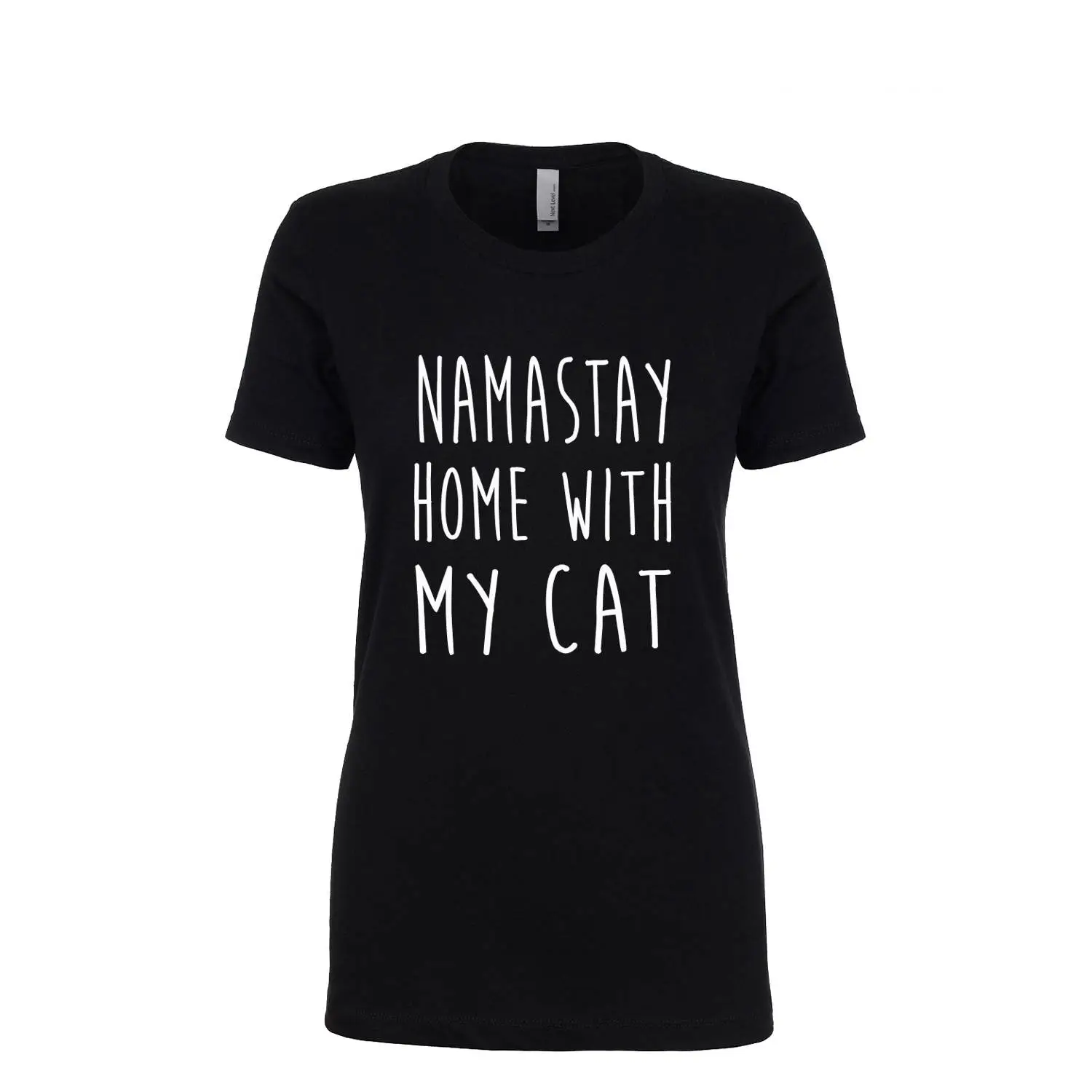 Namastay Home With My Cat Women'S T Shirt