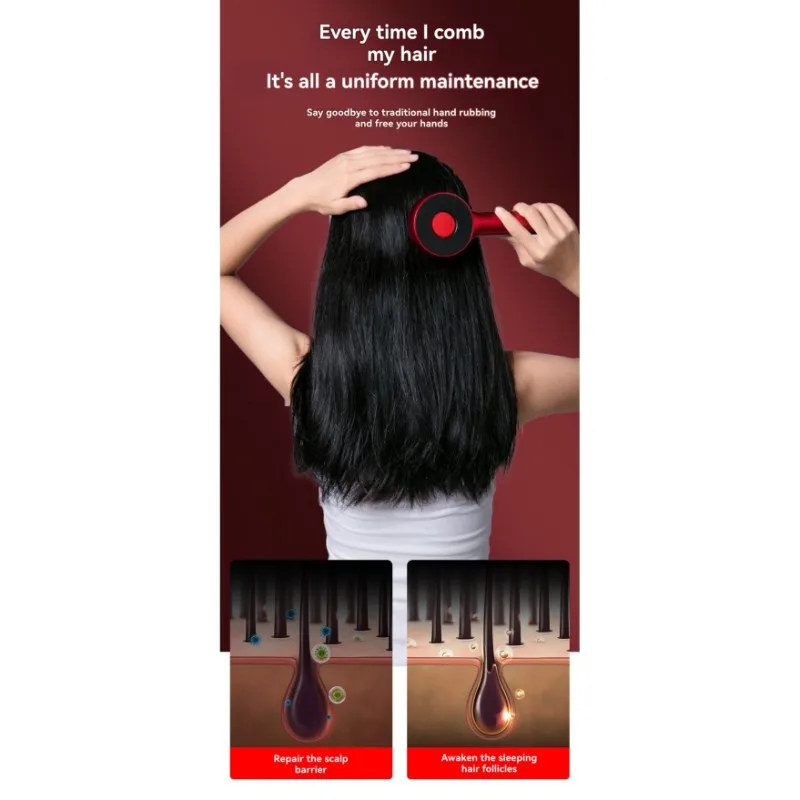 

【BUY&NOW】For Hair Growth For Hair Growth Multifunctional Red Light Scalp Massager Comb For Hair Growth