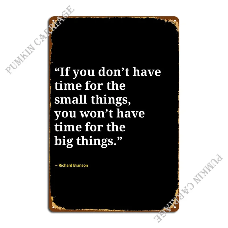 Richard Branson Quotes Metal Sign Party Garage Decoration Garage Club Tin Sign Poster