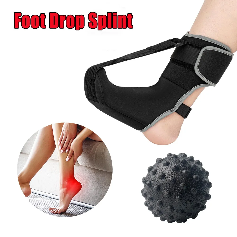 

Orthotic Foot Drop Brace Adjustable Night Splint Ankle Support Plantar Fasciitis Relief Rehab Care Men Women Foot Drop Splint