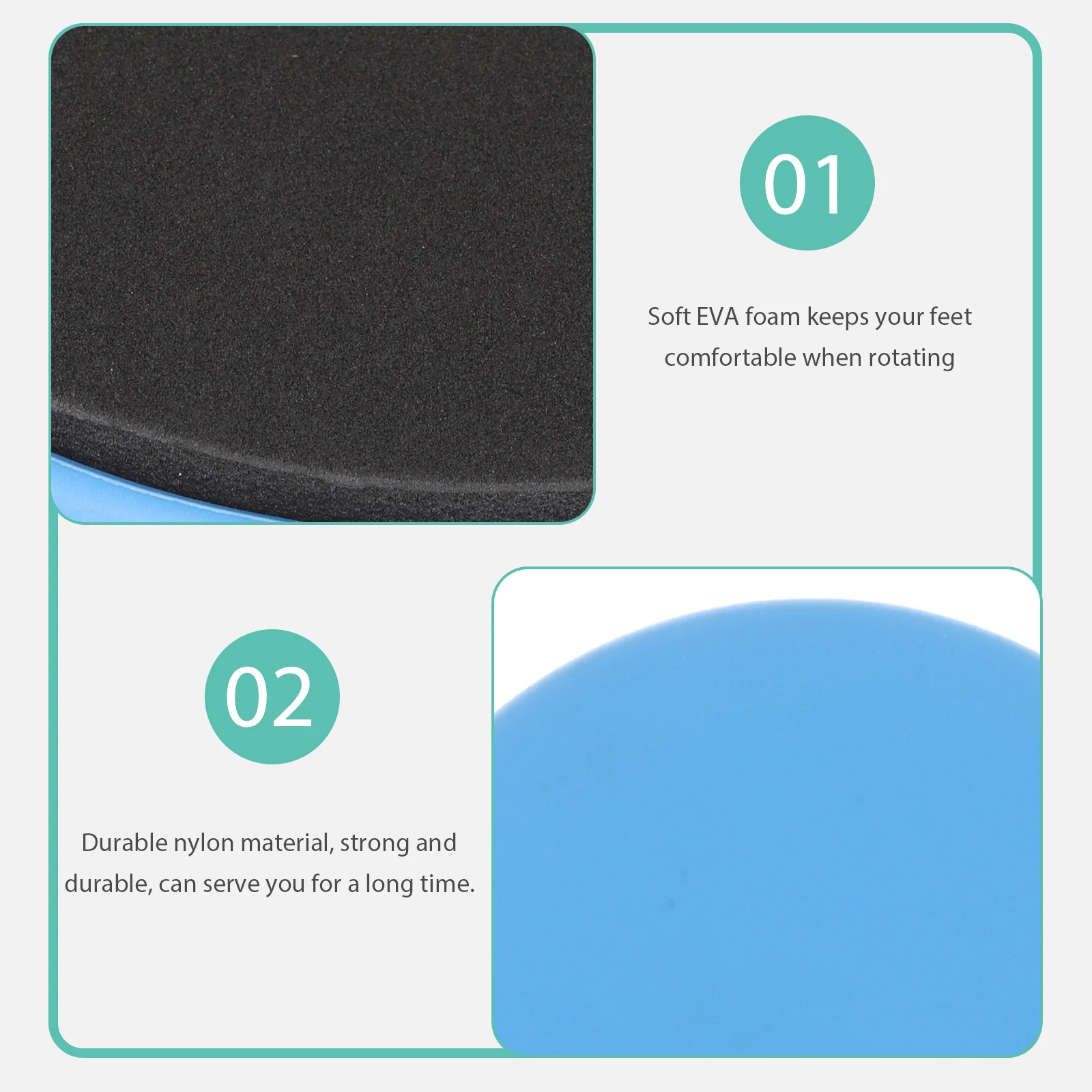 

1 шт., прочная поворотная доска из нейлона EVA для танцевальной практики, тренировочная вращающаяся пластина для баланса, идеальная балетная гимнастика, катание на коньках