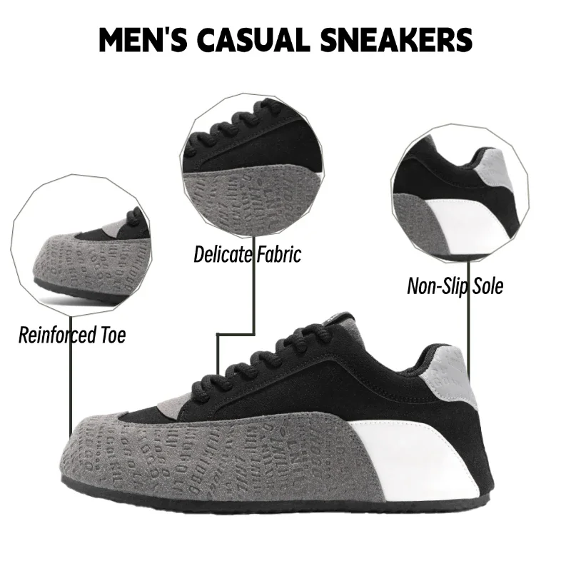 

Fipatbu/мужские туфли на платформе с плоской подошвой, увеличивающие рост, осенняя уличная модная спортивная повседневная обувь на толстой подошве со шнуровкой