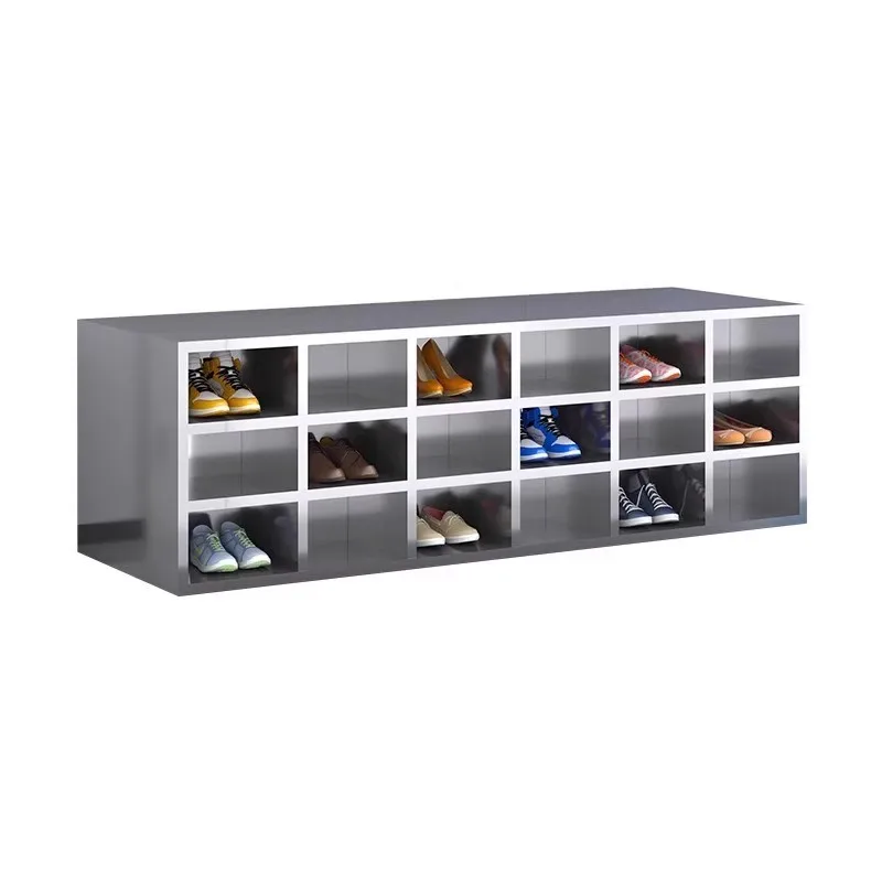 

Stainless steel shoe cabinet, dust-free purification factory workshop staff change shoe cabinet, multi-layer multi-grid
