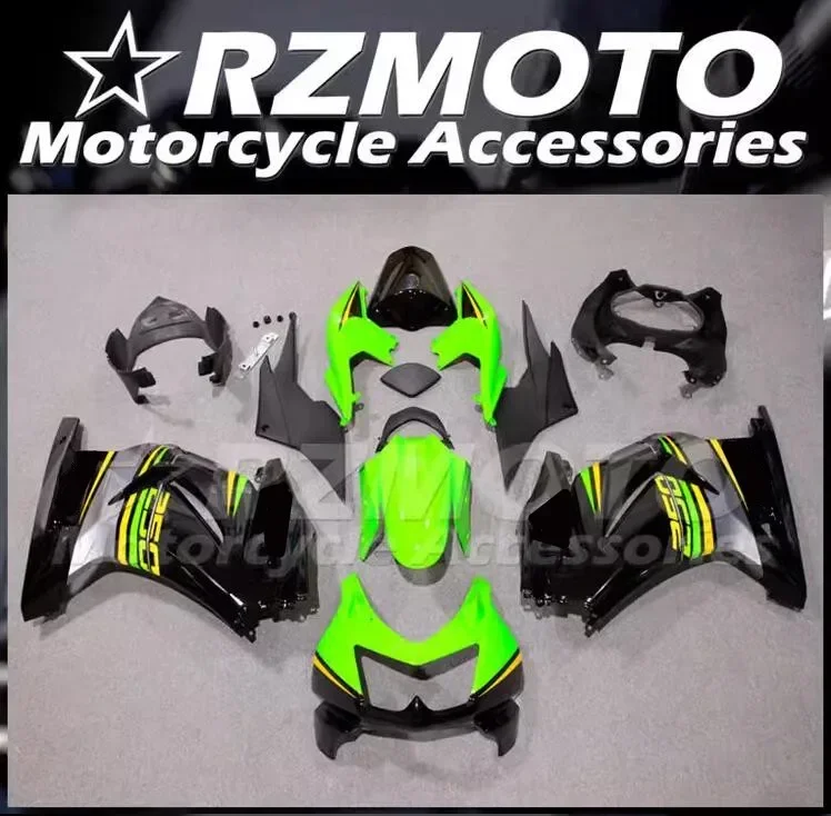 

4Gifts New ABS Fairings Kit Fit For KAWASAKI EX250 2008 2009 2010 2011 2012 250 08 09 10 11 12 Bodywork Set Custom Green Cool