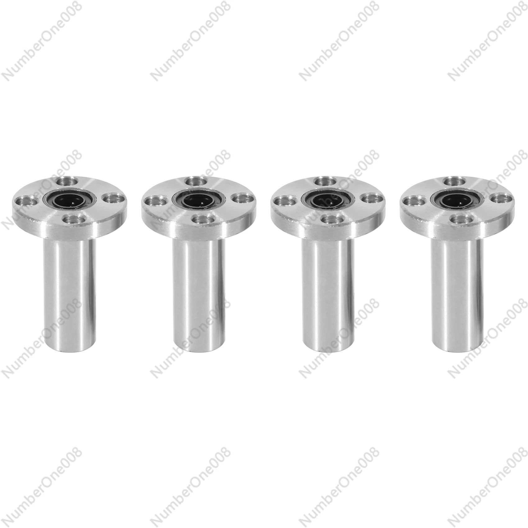 4PCS 8mm LMF8LUU Long Type Round Flange Coupling Linear Motion Bearing,CNC Parts Slide