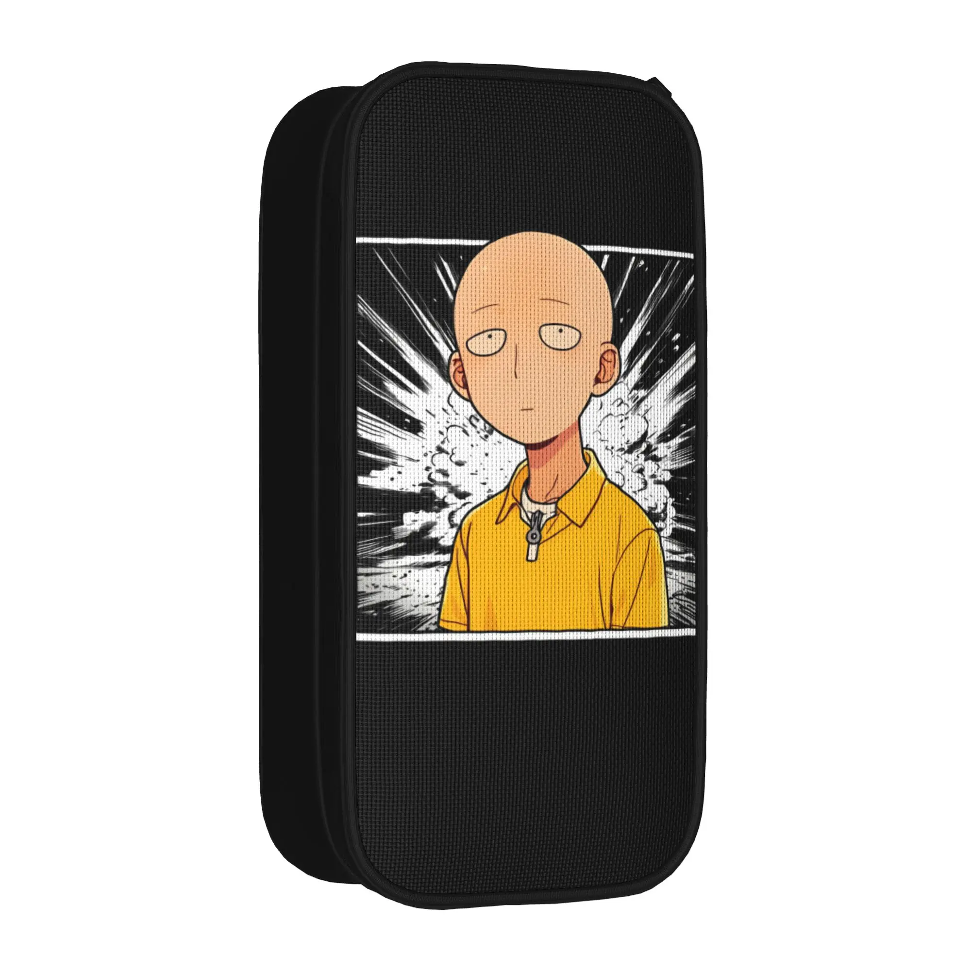 Saitama One-Punchs-Man Pencil Case Fashion  Bags Student Large Storage Students School Gift Pencilcases