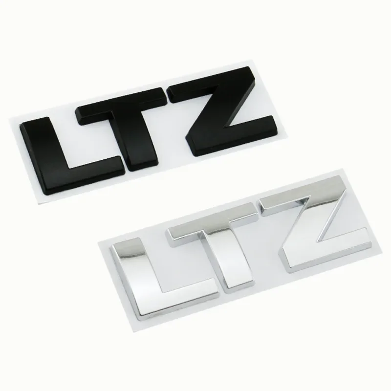 Metal Car Trunk Tail Badge Body Letter Sticker for Chevrolet LTZ Emblem Silverado Cruze Orlando Malibu Exterior Accessories