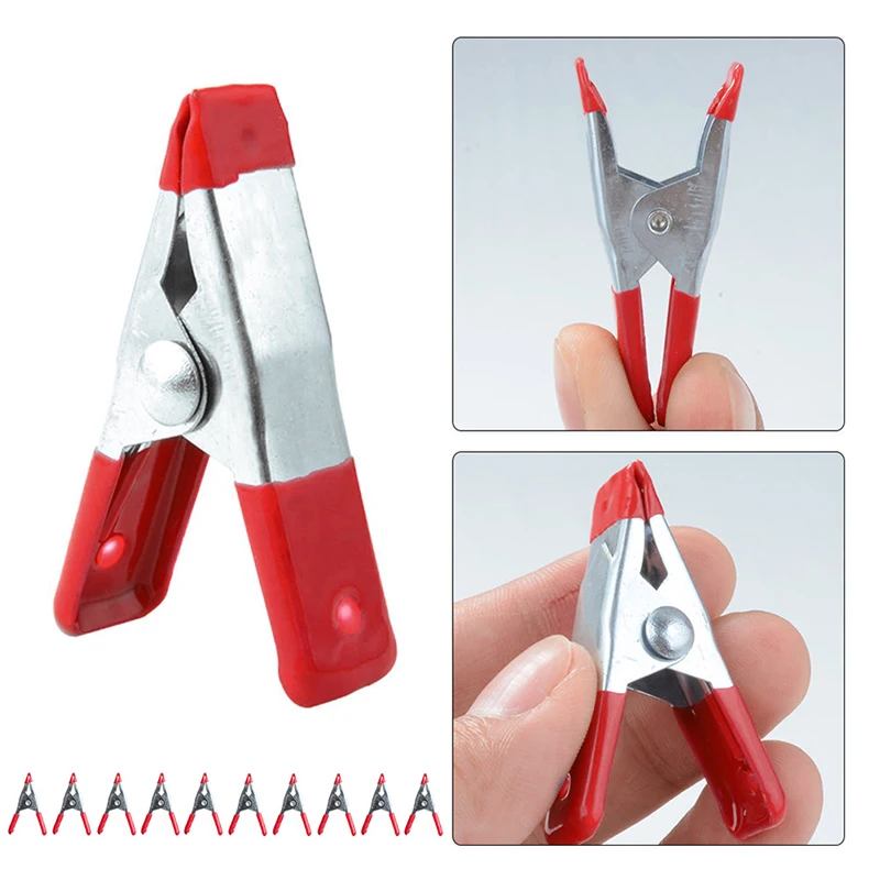 Metal A-Type Clip Alligator Clip 2/4/6 Inch Spring Clip Multi-Purpose Metal Clip Spring Tent Pointed Mouth Alligator Clip