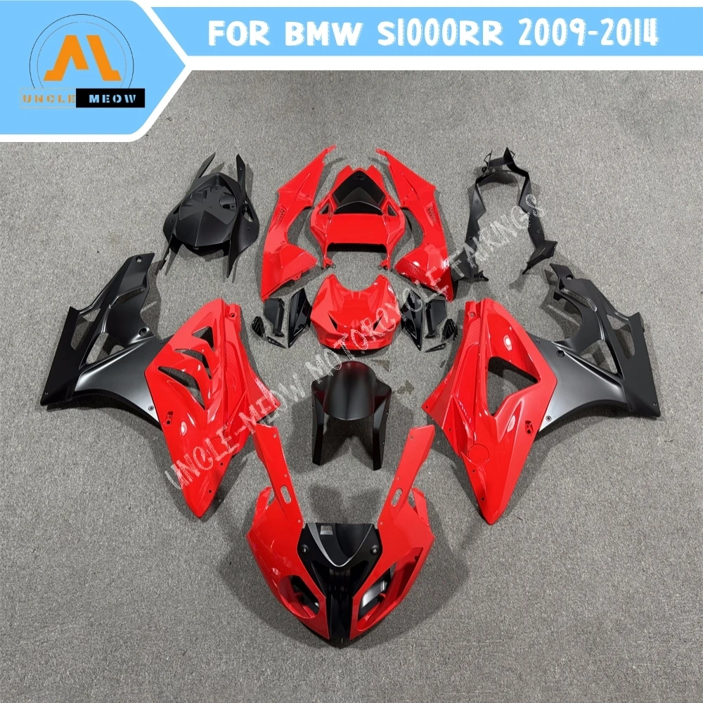 Motorcycle Fairing Kit Fits BMW S1000RR 2009 2010 2011 2012 2013 2014 Customizable High Quality ABS Plastics Full Bodywork Set