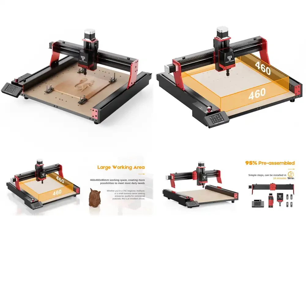 

TWOTREES Wood Cutting Carving Woodworking Machine Ttc450 Pro for Wood 3d Cutting Price in Pakistan