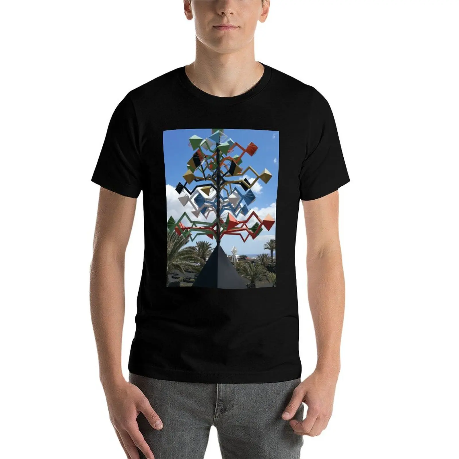 

Cesar Manrique Foundation Wind Sculptures T-Shirt man t shirts for men t shirts for man cotton funny T-Shirt