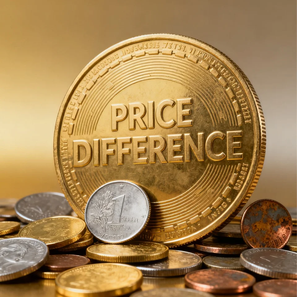 Price Difference Custom Order Link