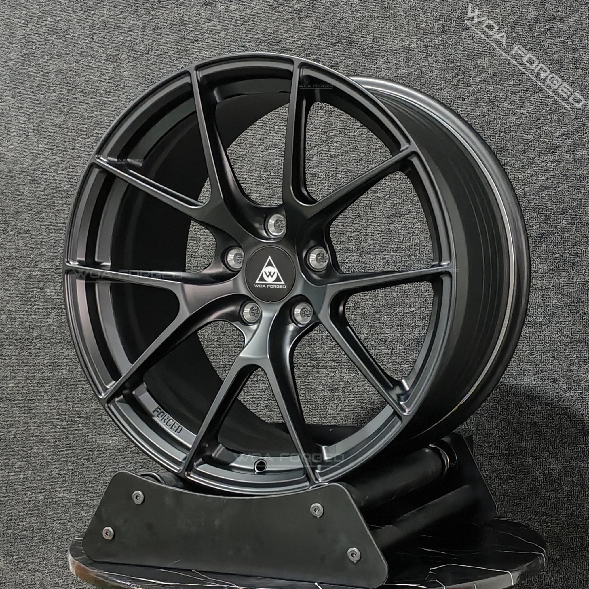 Custom Satin Black VS-5RS One Piece Forged Wheels Lightweight Sport Racing Alloy New for Passenger Car Compatible M340i M2 M3 view 2