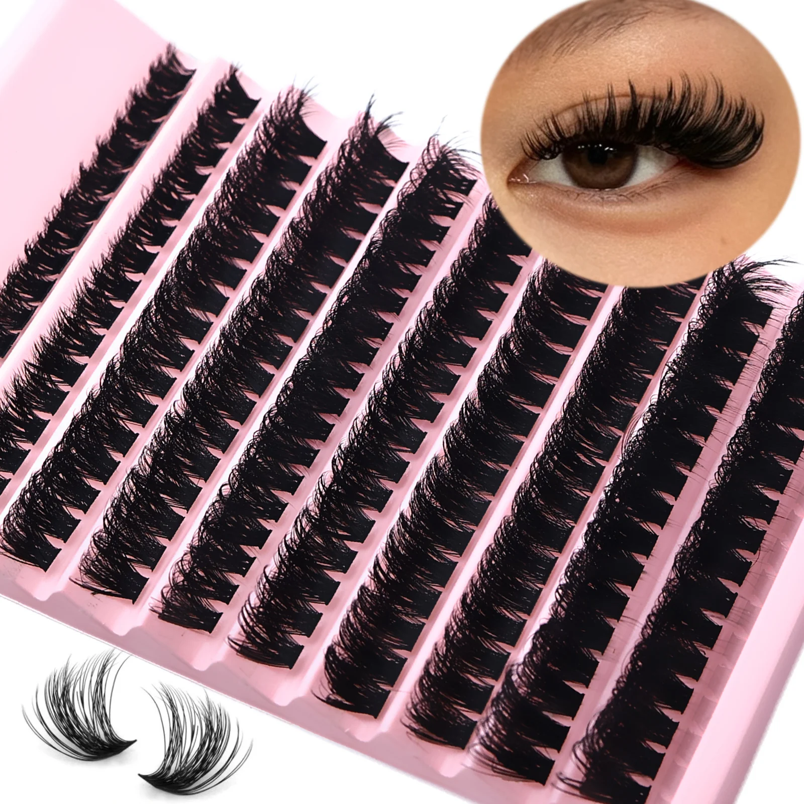 Eyelash Extension Home Service - ขนตาปลอมแบบกลุ่ม DIY ต่อขนตาเองได้ ขนตาธรรมชาติ ฟู งอน