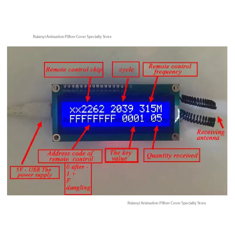 

315MHZ/433MHZ Remote Control Analyzer