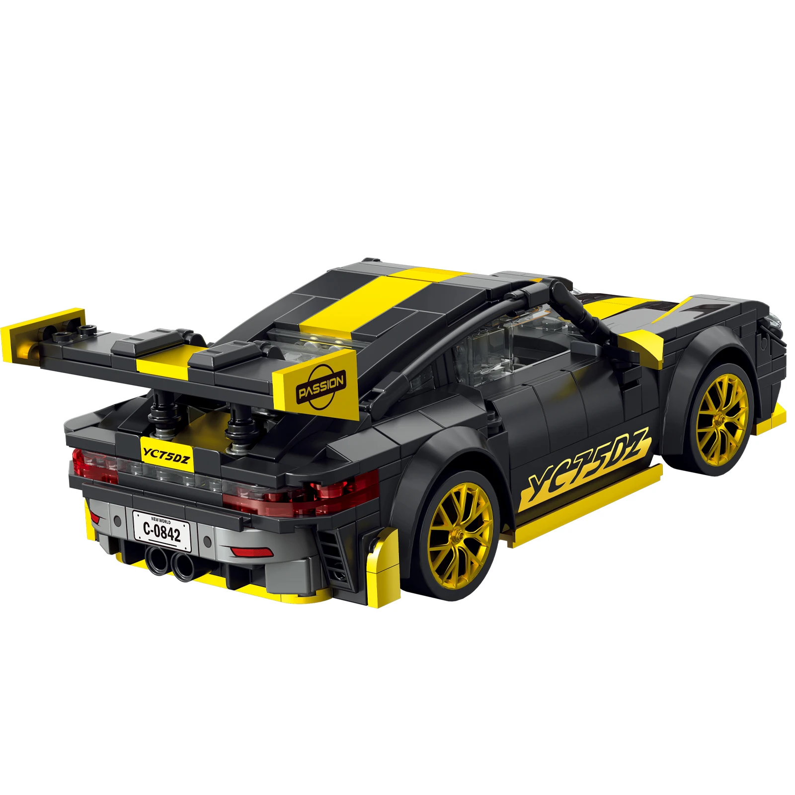 YC 23046 Meng Feng Chariot 1:20 RC Sportwagen Modell 474 Stück Bausteine Ziegel Montage Spielzeug für Jungen Weihnachtsgeschenk