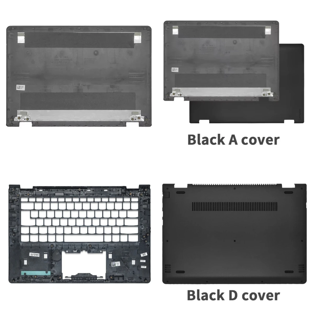 Para YOGA 510-14AST Flex 4-1470 Flex 4-1480 510-14 510-14ISK: Carcaça Superior do LCD/Capa Traseira/Moldura Frontal/Carcaça Inferior para Laptop