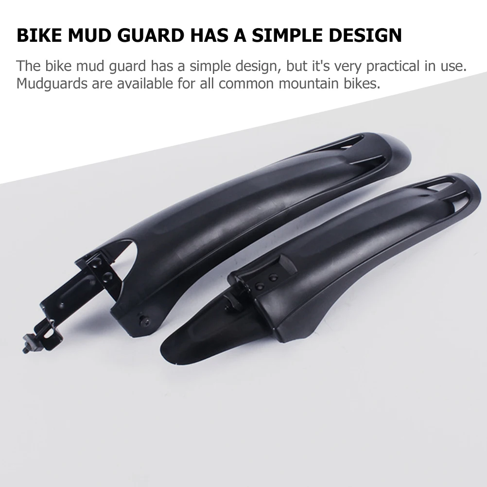 

1 set Bike 24 26 Inch Mudguard Mudflaps Mountain Bikes Rear Front ABS Durable Cycling Accessories Fenders Mudflaps