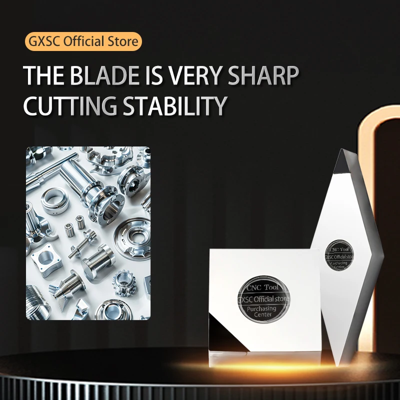 เม็ดมีดกลึงคุณภาพสูง 2 ชิ้น รุ่น WNMG080402 TNMG160404 CNMG120402 SNMG120404 DNMG110404 CBN สำหรับงานกลึงภายนอก