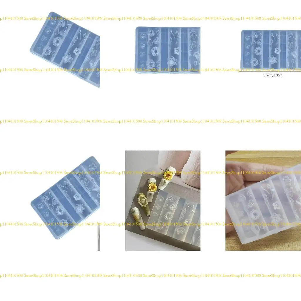 

15YC Fashionable Decoration Silicone Mould Accessory for Unique 3D Patterns