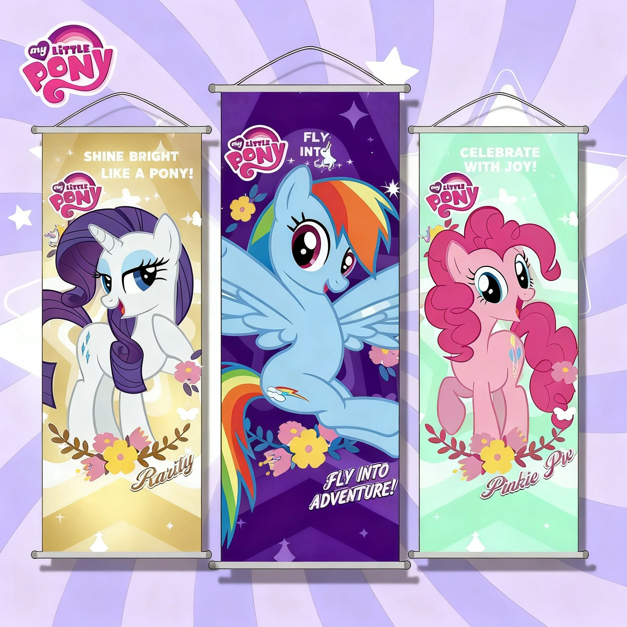 

Anime Wall Art Poster for Kids Room Cartoon Mary Decor Painting Living Room Study Room Wall Hanging Poster for Comic Exhibition